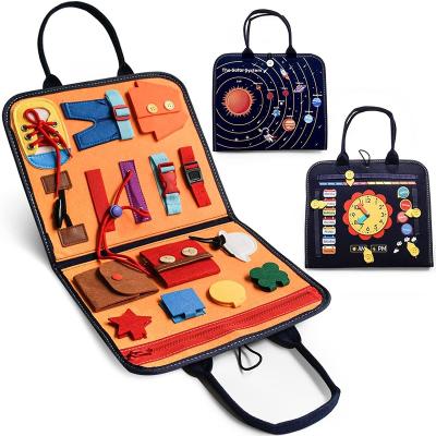 China Eductional Toys TaiLai Toddler Kids Baby Busy Board Sensory Board For Fine Motor Skill Montessori Toys Educational Toddler Activity Toys for sale