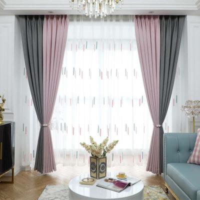 China Cheap Blackout Turkish Curtain Blackout Factory Made For Living Room for sale