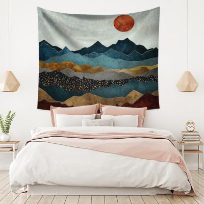 China Natural Landscape China Factory Woven Tapestry Custom Artist Wall Hanging Tapestry for sale