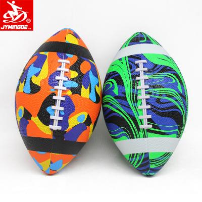 China Gifts Get CE/BSCI/Sedex Size 3 6 9 Full Logo Printing Rubber Custom American Football Ball For Promotion for sale