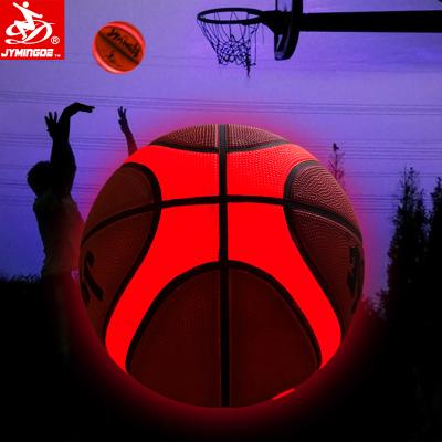 China Match LED Lighted Basketballs Glowing Glow Up Basketball for sale