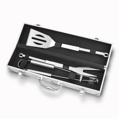 China E-PIN Easily Cleaned Hot Sale Grill Tools 3 Pcs Barbecue Set for sale