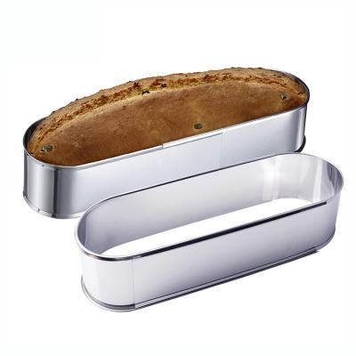 China E-PIN Stainless Steel Cake Mousse Mold Viable Adjustable Custom Cake Ring For Baking Cake for sale