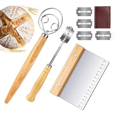 China E-PIN Viable Hot Sale 3Pcs Tool Kit Dough Beater Marker Baking Set for sale