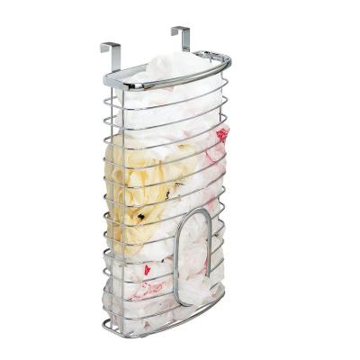 China Sustainable E-PIN Above Cabinet Kitchen Storage Rack For Plastic And Trash Bags for sale