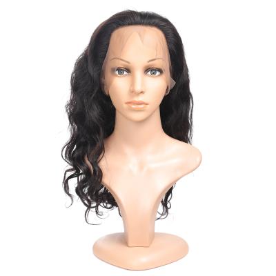 China Silky Straight Virgin Remy Brazilian Human Hair Lace Front Wave Wig for sale