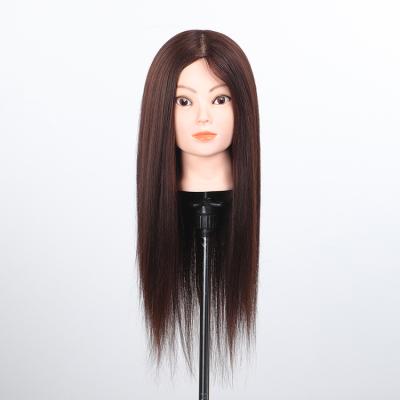 China Factory Price Synthetic Deep Wave Hair Styrofoam Mannequin Training Head For Black Women for sale