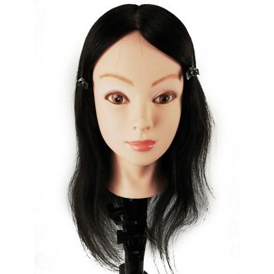 China Cheap Silky Straight Hairstyle Hairstyle Female Wave Doll 100% Training Head for sale