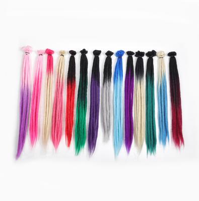 China 2018 Hot Selling Factory Price Color Reggae Dreadlock Hair Chromatic Very Popular Silky Straight Wave Straight Hair for sale