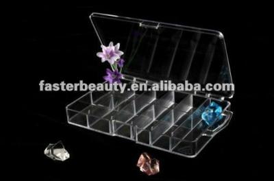 China Transparent PS Nail Tip Box 1000 Tips for sale