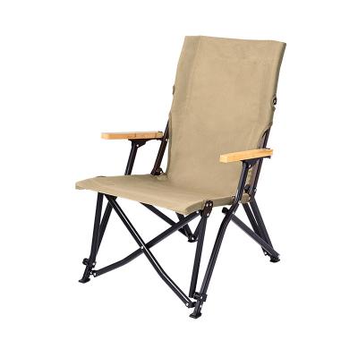 China Modern Outdoor Field Folding Chair Modern Outdoor Field Canvas Chair Backrest Fur Joint Convenient Chair for sale