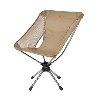 China Modern Outdoor Camping Folding Chair Portable Removable Aluminum Alloy Chair Moon Revolving Chair for sale