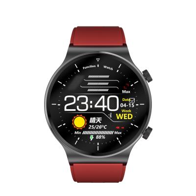 China Hot Selling 1.3 Inch 3G Full Touch Screen Sport Waterproof Smart Watch Fit Round Leather Strap Watch for sale