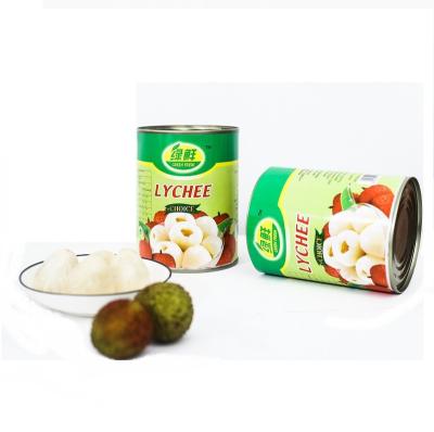 China canned fruit factory chinese supplier new season in whole canned lychee/canned lychee tin canned fruit in syrup for sale