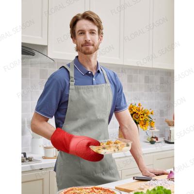 China Solid Color Anti-fouling Apron Hot Selling TC Kitchen Anti-fouling Accessories for sale