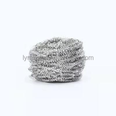 China New Viable Packing 304 SS Food Grade Scrubber Scrubber Kitchen Scrubber Stainless Steel Cleaning Scrubber 40g for sale