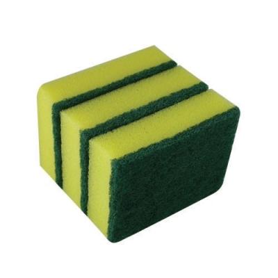 China Viable heavy duty scouring pad, kitchen cleaning sponge, sponge eraser for sale