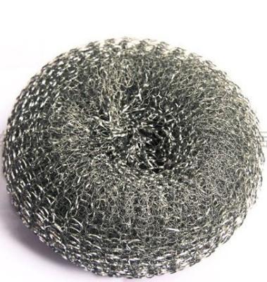 China Galvanized Wire Mesh Scrubber Viable Knitting Cleaning Ball for sale