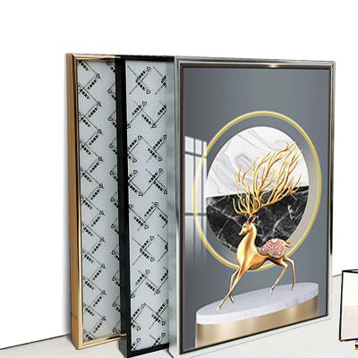 China Factory Customized Picture Frame A0 A1 A2 A3 A4 8X10 11X14 Inch Metal Aluminum Picture Frame For Wall for sale