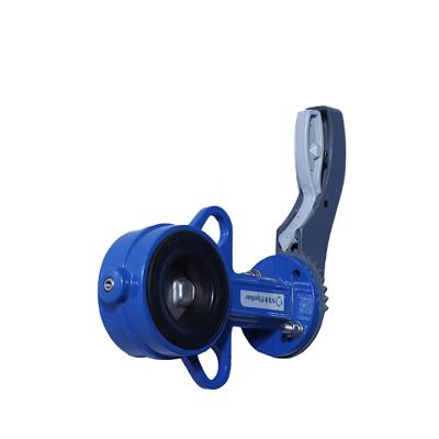 China High quality malleable type butterfly valve of general virtues u iron butterfly valve for sale