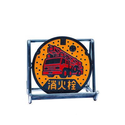 China Malleable Solid Iron Manhole Cover Rain Water Sewage Manhole Cover For Drainage for sale