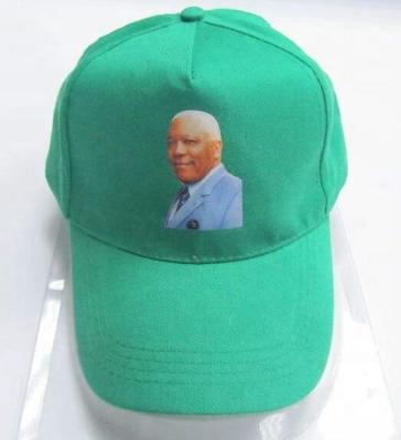 China Latest Africa COMMON Baseball Cap Polyester Cheap Disposable Election Hat for sale