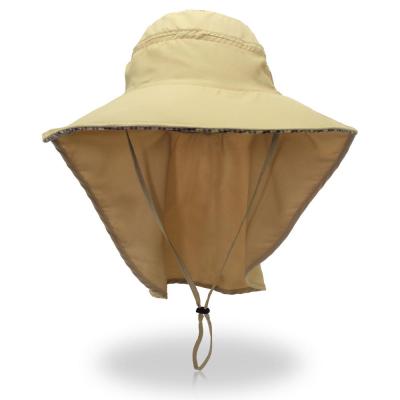 China 2022 Character Sun Hat With Neck Protection Hats Summer Outdoor Sun Covers UV Protection Ear Face Cap Neck Cover Fin Fishing Hat for sale