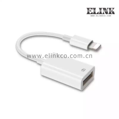 China Female Tablet PC / Huawei 8pin USB OTG Adapter Cable Connect for sale