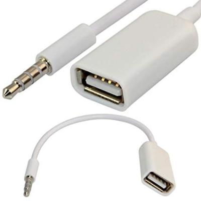 China Iphone/ipad/ipod/smart phone/speaker jack 10cm 3.5mm to aux cable. of USB for the aux cable. car usb audio for sale