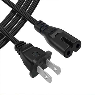 China COMPUTER ADAPTER 6Ft 2 Prong AC Wall Power Cable 2 Slot Cord For HP Dell Samsung Sony Asus Acer Toshiba Laptop Charger for sale