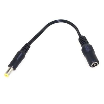 China Digital Products 4.8mm x 1.7mm Male Plug to 5.5mm x 2.1mm Female Plug DC Power Adapter Cable for sale