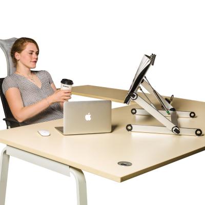 China Sedentary Office Worker Automatic Lock With Strong Common Folding Laptop Desk for sale