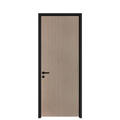 China Modern Hardwood Living Room MDF Internal Doors Factory Price Eco Friendly Solid Wood for sale