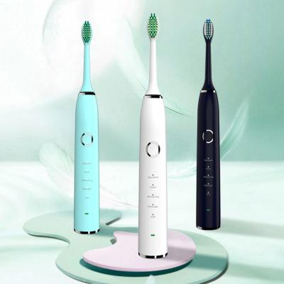 China Food Grade Dupont Nylon Stiffens Speed ​​5 100 Days Battery Life IPX8 360 Waterproof Quiet Sonic Electric Toothbrush Children Intelligen for sale