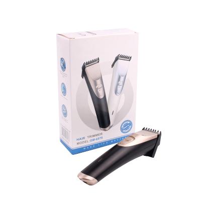 China Household Wholesale Cordless Portable Hair Clippers Cutter Rechargeable Electric Hair Trimmer For Man Baby for sale