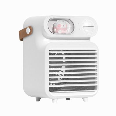 China Portable Mini USB Fans Cooler Water Spray Humidification Fans Mini Portable Air Chargeable Outdoor Desktop Coolar Fan for sale