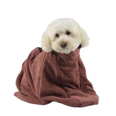 China Sustainable Direct Supplier Pet Towel Dog Bath Bag for sale