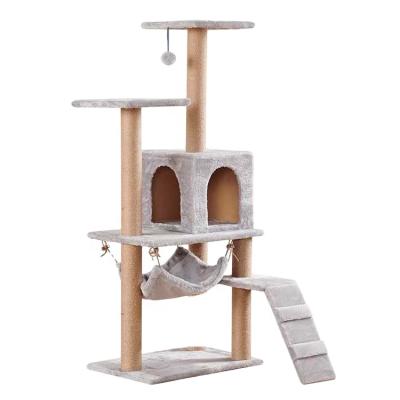 China Cat Tree House Scratching Post Viable Sisal Scratcher Basic Style for sale