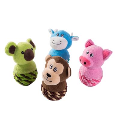 China Squeaker Inside Pet Toy High Quality Clean Design Cute Chew Toy With Squeaker Inside Rope Toy for sale