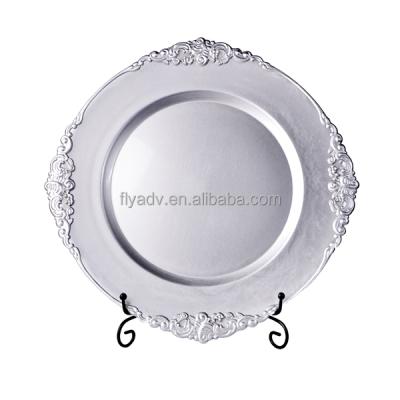 China Viable the decorative antique wedding charger dish wholesale for sale