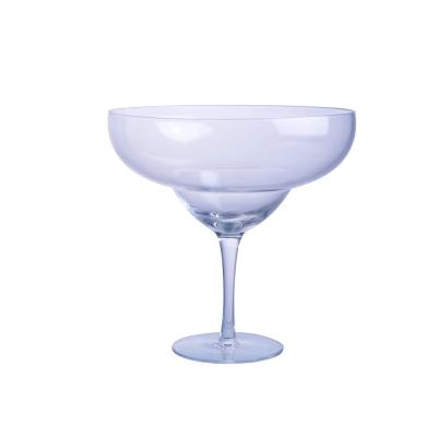 China Wedding Over Size Customized Crystal Martini Glass Cocktail Glass Handmade Pulled Stem for sale