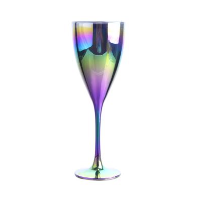 China Made in China creative rainbow - colored champagne glasses to match the decor for sale