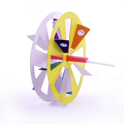 China DIY Science Educational Children's Toys Handmade Technology Production Materials Wind Wheel for sale