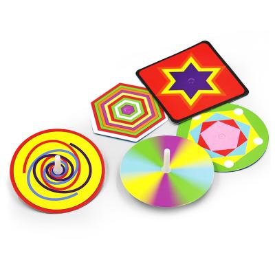 China Top self-assembled material diy spinning top self-assembled children's DIY Science educational toys handmade science toys for sale