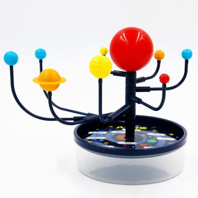 China DIY Science Educational Toys New DIY Planets Model Assembled Solar System Instrument Planetary Children's Educational Science Toy for sale