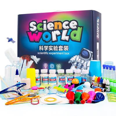 China Chemistry Laboratory School Children Chemical Science Experiment Kit Learning Kit STEM Scientific Educational Toys Educational DIY Science Toys New Design for sale