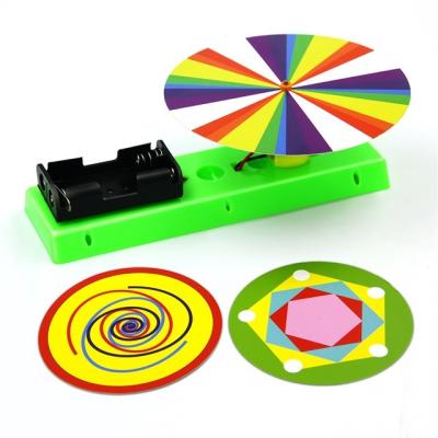 China DIY Science Educational Toys Best Material Physics Optical Experiment Newton Color Wheel Fast-selling Educational Toy for sale