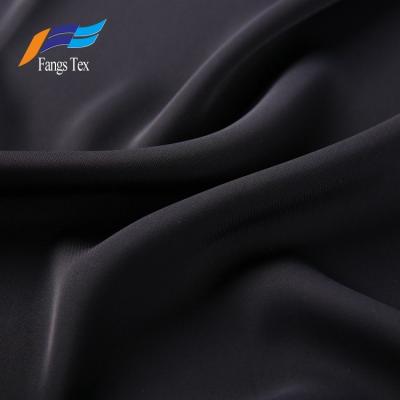 China 100 polyester anti-static islamic muslim satin fursan formal black arabic abaya fabric for sale