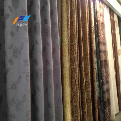 China Anti-static hot sale polyester curtain sofa jacquard fabric for home textile for sale