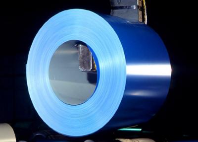 China Blue / Custom Color Ppgi Steel Coil , 40 - 275g Zinc Coated Color Steel Coil for sale